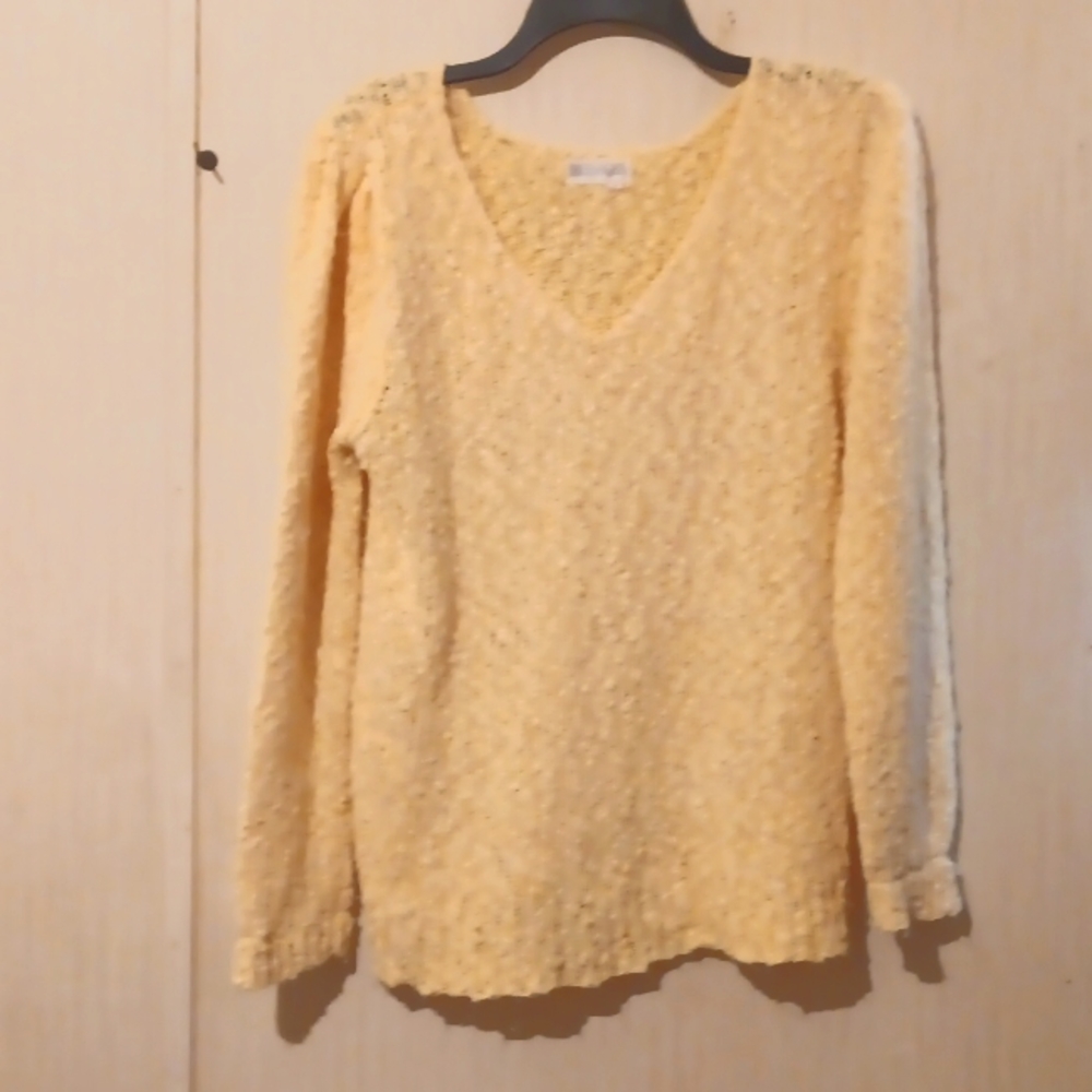 Yellow summer sweater